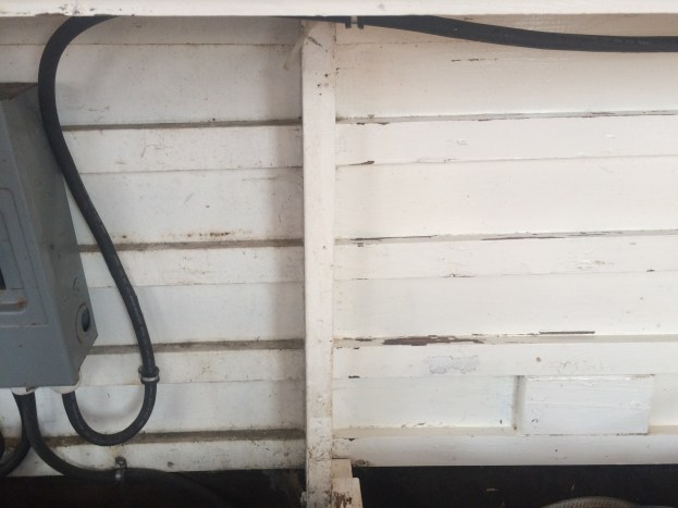 Before and after scrubbing