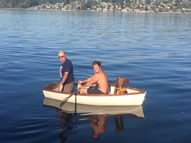 Not the most comfortable boat ride